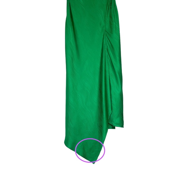 ALICE + OLIVIA Harmony Slip Dress in Dark Emerald - NWT - SIze 6 - Picture 7 of 10